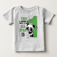 This Little ALL STAR is 1 Golf BIRTHDAY Baby T-Shirt