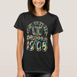 This Little Conga Drummer Is 8 Congas Party Conga  T-Shirt