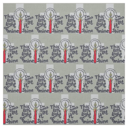 This Little Light Christian  Fabric