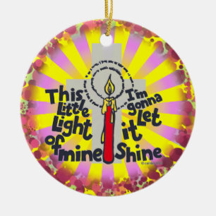This Little Light Christian ornament