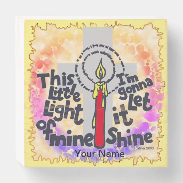 This Little Light Christian sign (Front Horizontal)