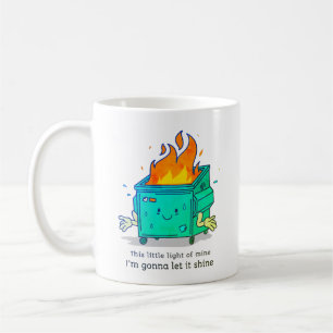 This Little Light: Dumpster Fire Design Coffee Mug