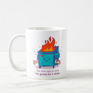 This Little Light: Dumpster Fire Design Coffee Mug