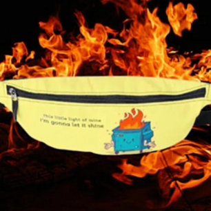 This Little Light: Dumpster Fire Design Fanny Pack