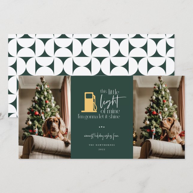 This Little Light Funny Christmas 2 Photo (Front/Back)