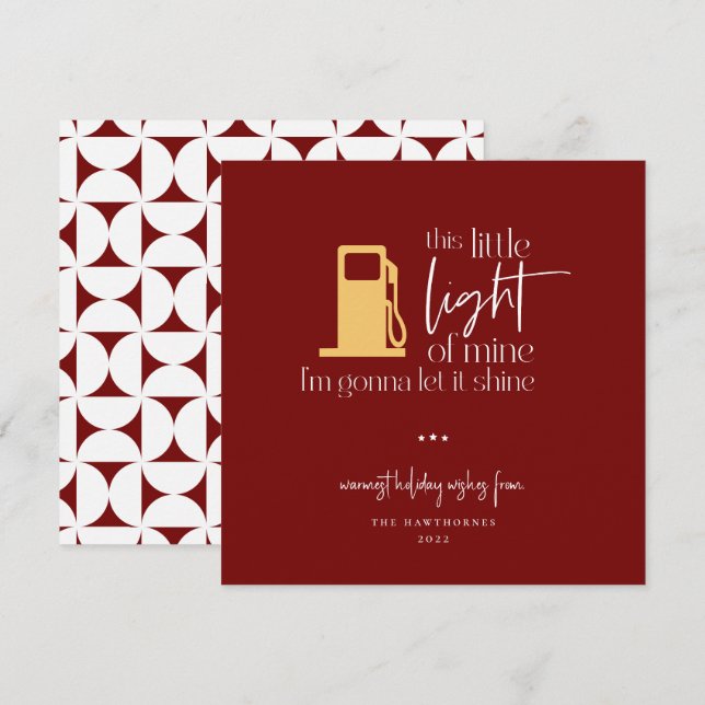 This Little Light Funny Gas Light Christmas (Front/Back)