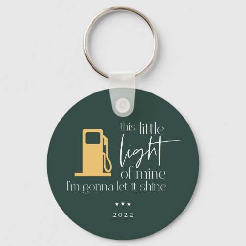 This Little Light Funny Gas Light Christmas Keychain