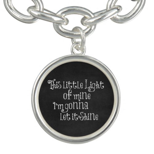 This Little Light of Mine Gonna Let it Shine Charm Bracelet