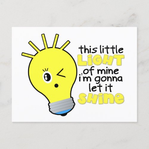 This Little Light Of Mine Postcard