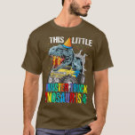 This Little Monster Truck Dinosaur Is 4th Birthday T-Shirt<br><div class="desc">This Little Monster Truck Dinosaur Is 4th Birthday  .</div>