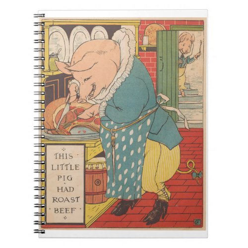  This little pig shad roast beef 1879 Notebook