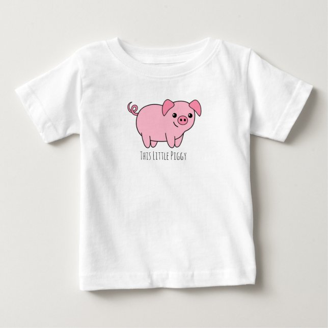 This Little Piggy Baby T-Shirt (Front)