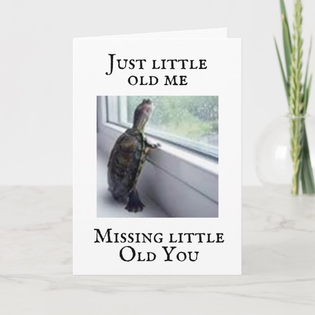 THIS LITTLE TURTLE IS A COMEDIAN  CARD (Front)