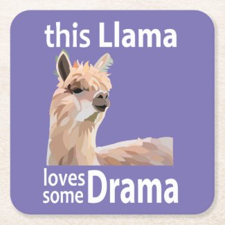 This Llama Loves Some Drama Funny Llama