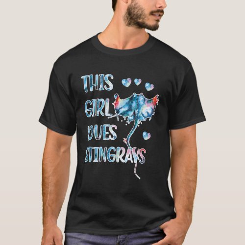 This Loves Stingrays Ta_Ray Ocean Water Animal T_Shirt