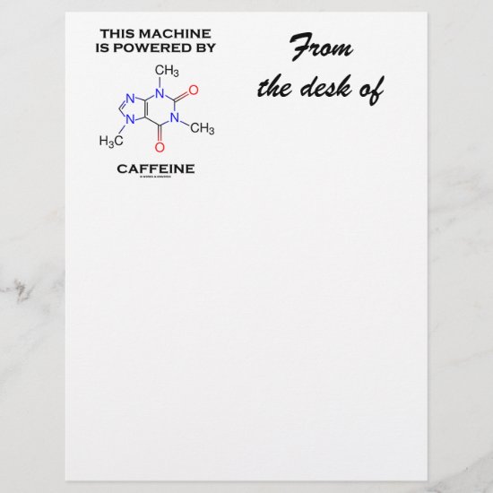 This Machine Is Powered By Caffeine (Molecule)
