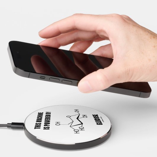 This Machine Is Powered By Glucose Chemistry Wireless Charger (Hand)