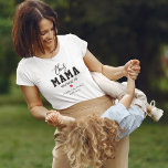 This Mama Belongs To Mom T-Shirt<br><div class="desc">Celebrate the incomparable bond between a mother and her children with our exclusive Mother's Day Personalized T-Shirt. Showcasing a touching phrase 'This mama belongs to', a love-filled red heart, and the opportunity to add the names of her children, it's a surefire way to make her day extra special. A mom's...</div>