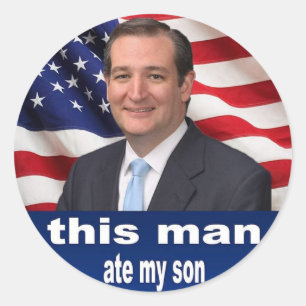 This Man Ate My Son Meme Classic Round Sticker