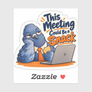 This Meeting Could Be a Snack Sticker