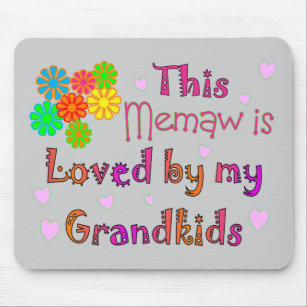 This memaw loved by my grandkids mouse pad
