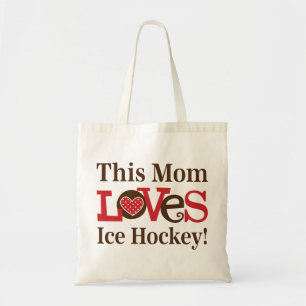 This Mom Loves Ice Hockey Tote Bag