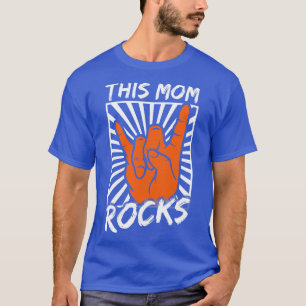 This Mom Rocks Best Mom Mother Rock And Roll T-Shirt