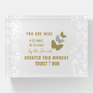 This Moment Quote Paperweight