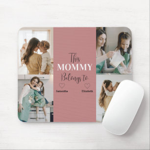 "This Mommy Belongs To" Custom Photo Mousepad
