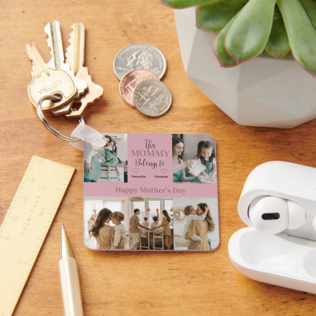 This Mommy Belongs To – Personalized Photo |  Keychain (Desk)