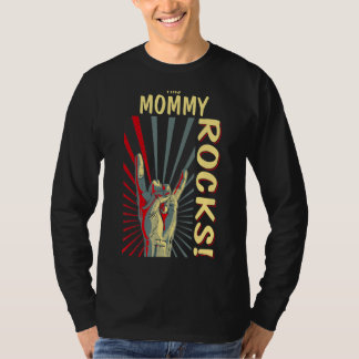 This Mommy Rocks Vintage Retro Concert 70s 80s Fun T-Shirt