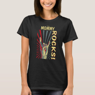 This Mommy Rocks Vintage Retro Concert 70s 80s Fun T-Shirt