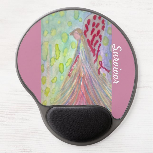 This mouse pad was created breast cancer survivors (Front)