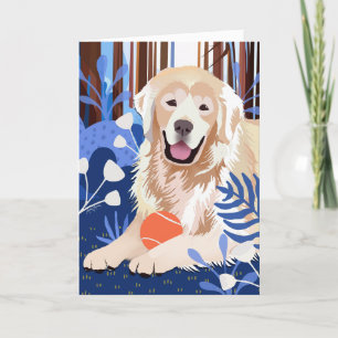 THIS MUCH IS TRUE Golden Retriever ART CARD