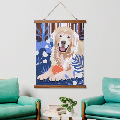 THIS MUCH IS TRUE Golden Retriever tapestry