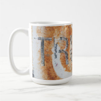 This mug is a metaphor for the erosion of truth i