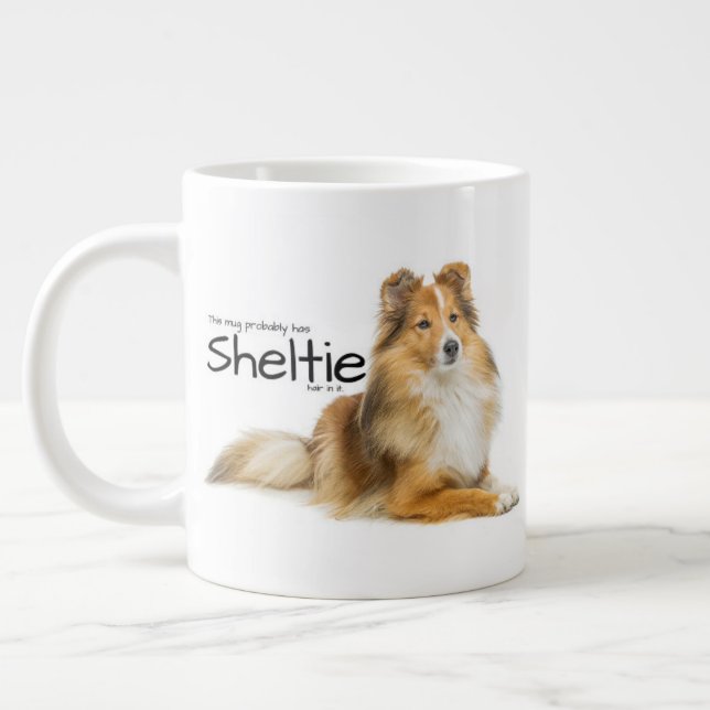 This Mug Probably Has Sheltie Hair In It (Left)