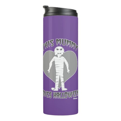 This Mummy Loves Halloween Cartoon Monster Thermal Tumbler