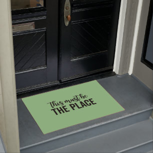 THIS MUST BE THE PLACE DOORMAT