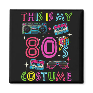 This My 80s Costume Cette Vintage Throwback Women  Magnet