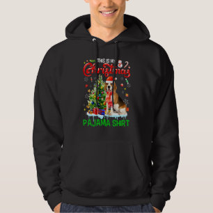 This My Christmas Pajama   Beagle Scarf Santa Xmas Hoodie