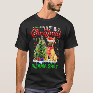This My Christmas Pajama French Bulldog Scarf Sa T-Shirt