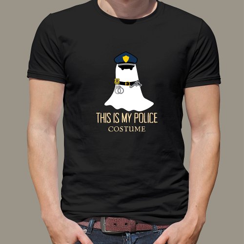 This my Police Costume Funny Halloween T_Shirt