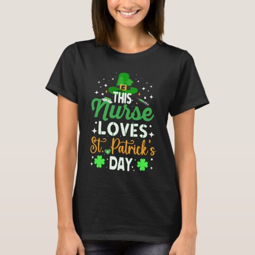 This nurse loves St Patricks Day St Patricks  T_Shirt
