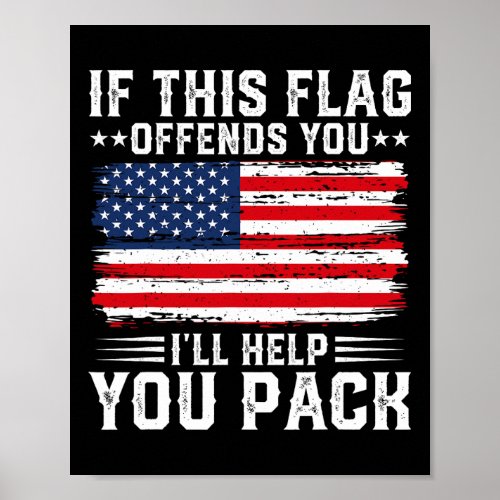 This Offends You Ill Help You Pack Usa American F Poster