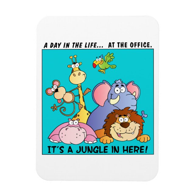 This Office is a Jungle Magnet (Vertical)