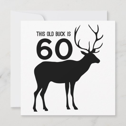 This Old Buck Is 60 (Front)
