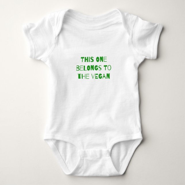 This one belongs to the vegan baby bodysuit (Front)