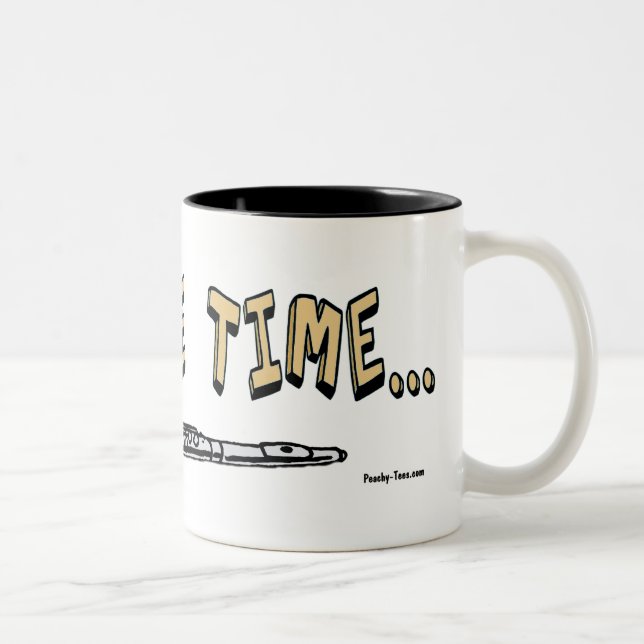This one time...mug Two-Tone coffee mug (Right)