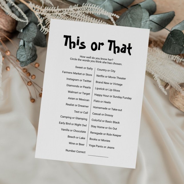This or That Game Card (Creator Uploaded)